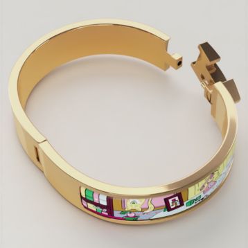 ★HERMES★Bracciale Clic Clac H Mystere au 24 ブレスレット Clic Clac H Mystere au 24 bracelet | Hermès Finland
